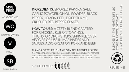 Kickin' Chicken Blend Spice Jar